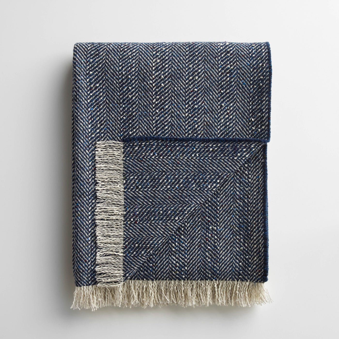 Herringbone Blue Woad