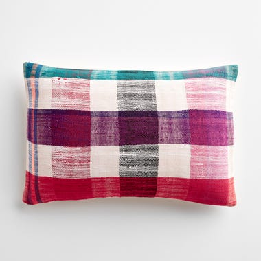 Elgood Plaid Throw Pillow Cover 12" x 18" #3