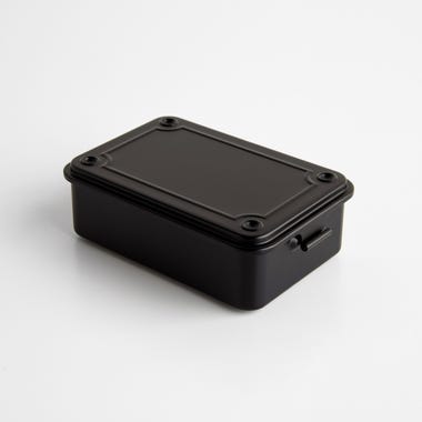Toyo Steel Black Stackable Storage Box 6"
