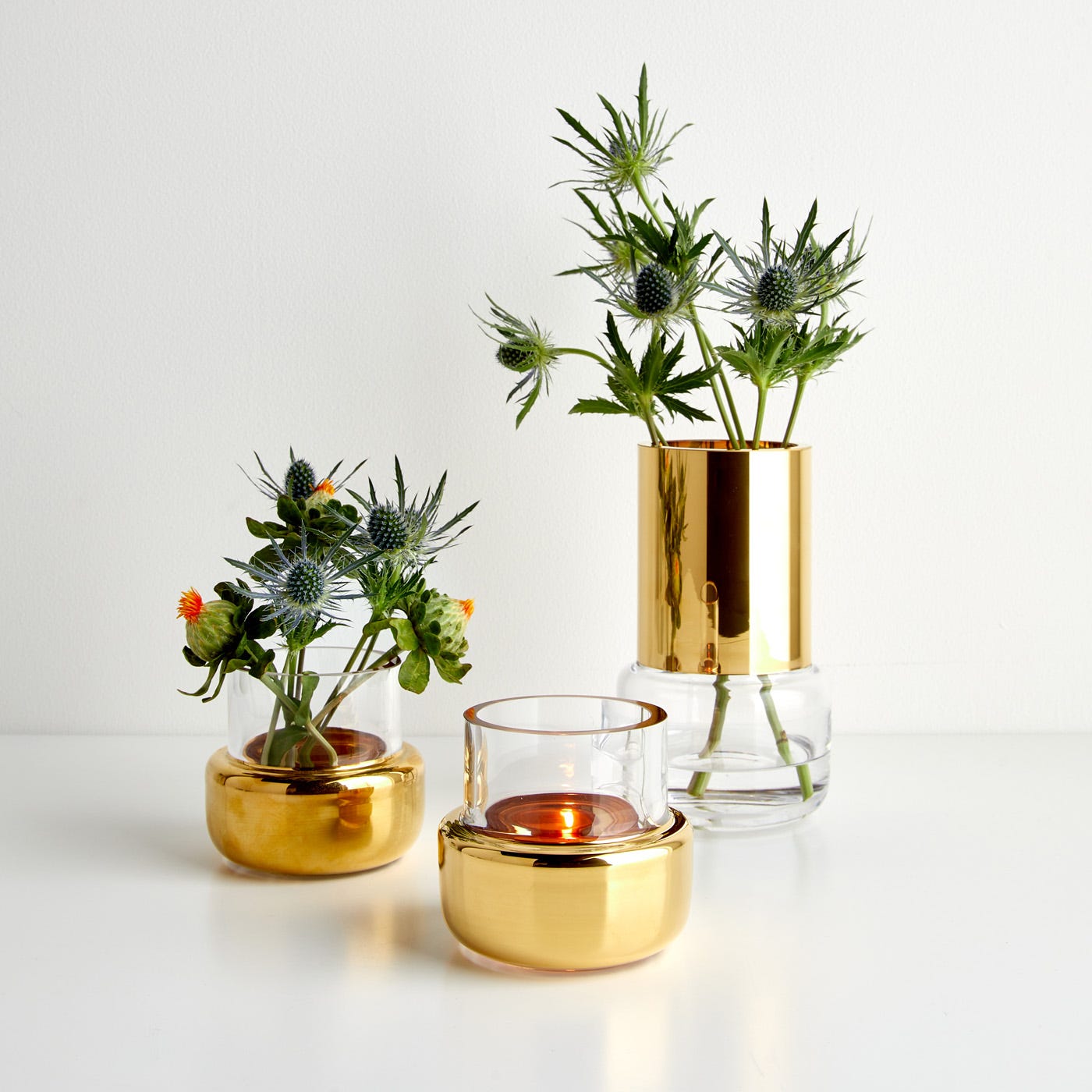 LSA Aurum Vase + Tealight Holder