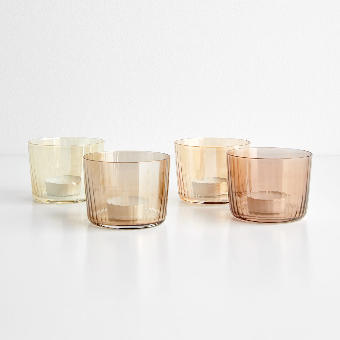 LSA Gems Amber Tealight Holders
