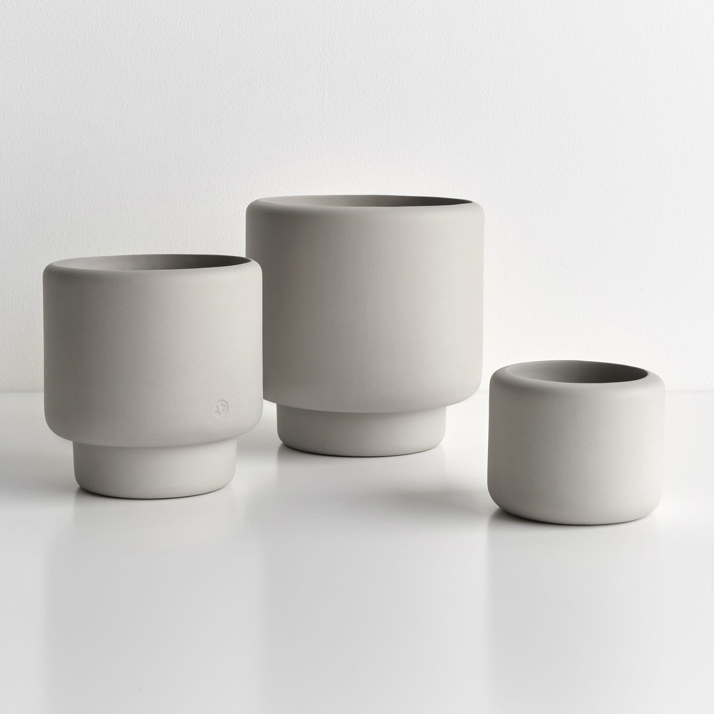 Botany Concrete Gray Planters