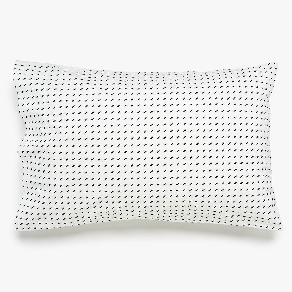 Black and white grid 2025 pillow