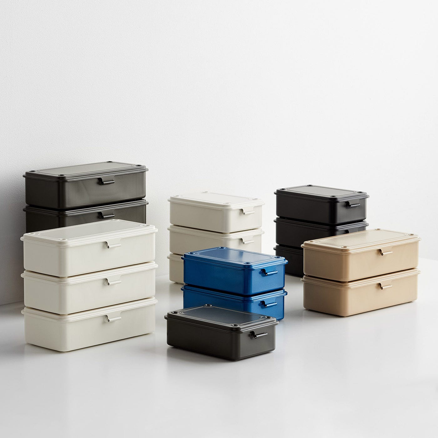 Toyo Steel Stackable Storage Boxes