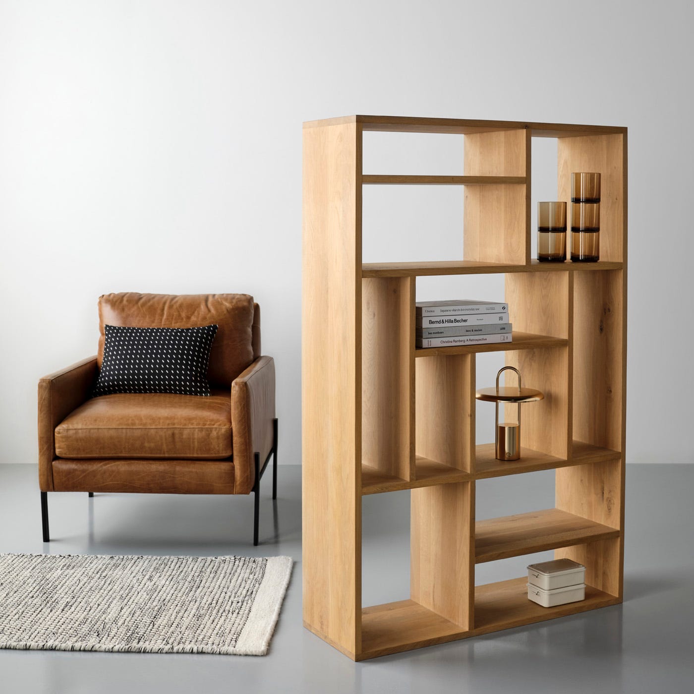 M Oak Rack