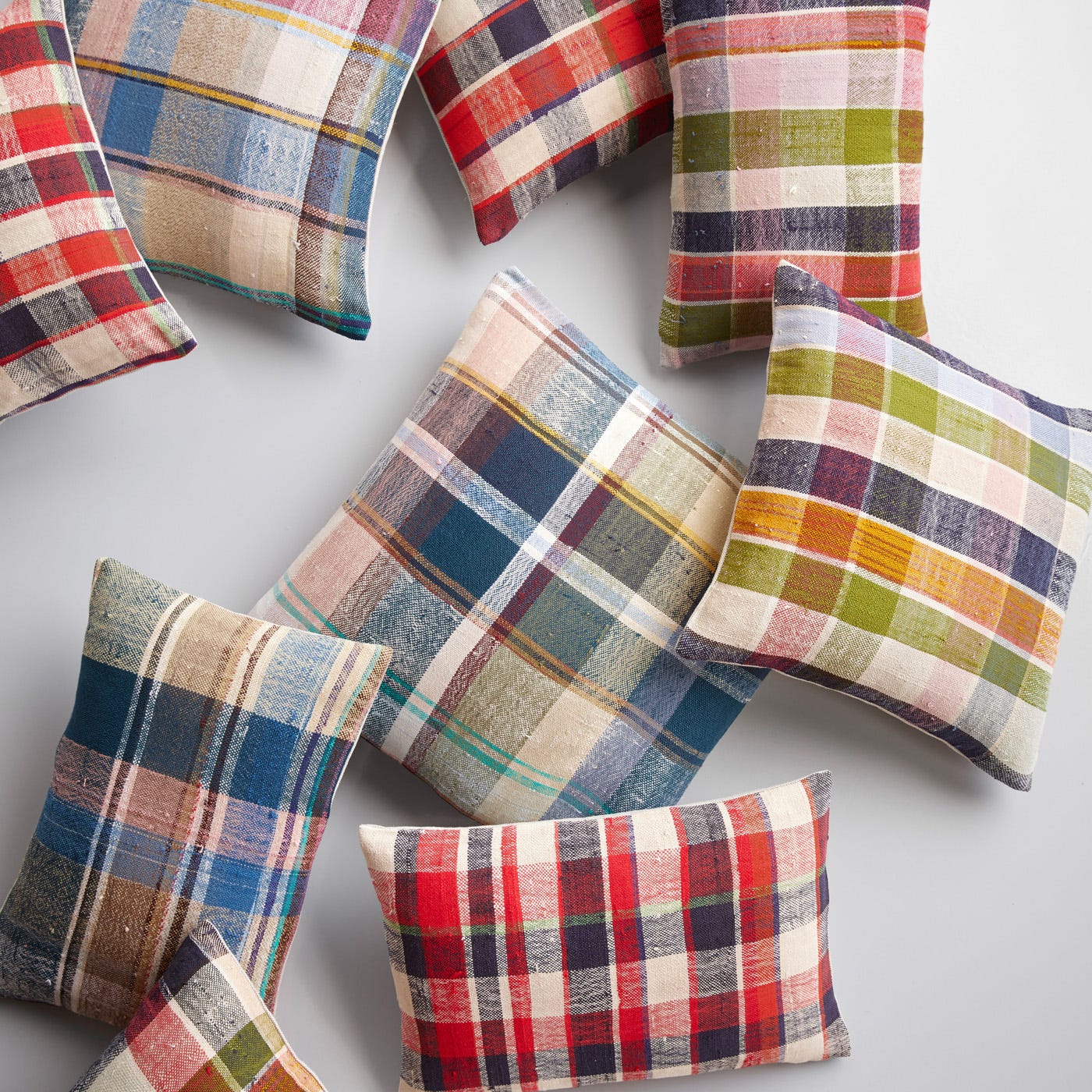Sefton Plaid Throw Pillow Cover 20 x 20 2 Unison