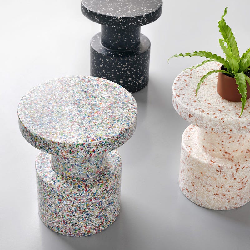 Bit Stools: Speckled, Sculptural & Sustainable Works of Art