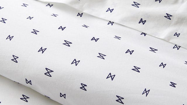 Sashi Geo Navy Bedding